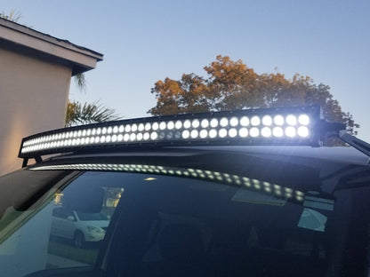 Raxiom 50-Inch Curved Dual Row LED Light Bar; Flood/Spot Combo Beam (Universal; Some Adaptation May Be Required)