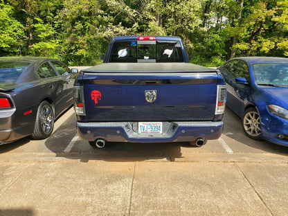 Raxiom LED Tail Lights; Black Housing; Clear Lens (09-18 RAM 1500 w/ Factory Halogen Tail Lights)