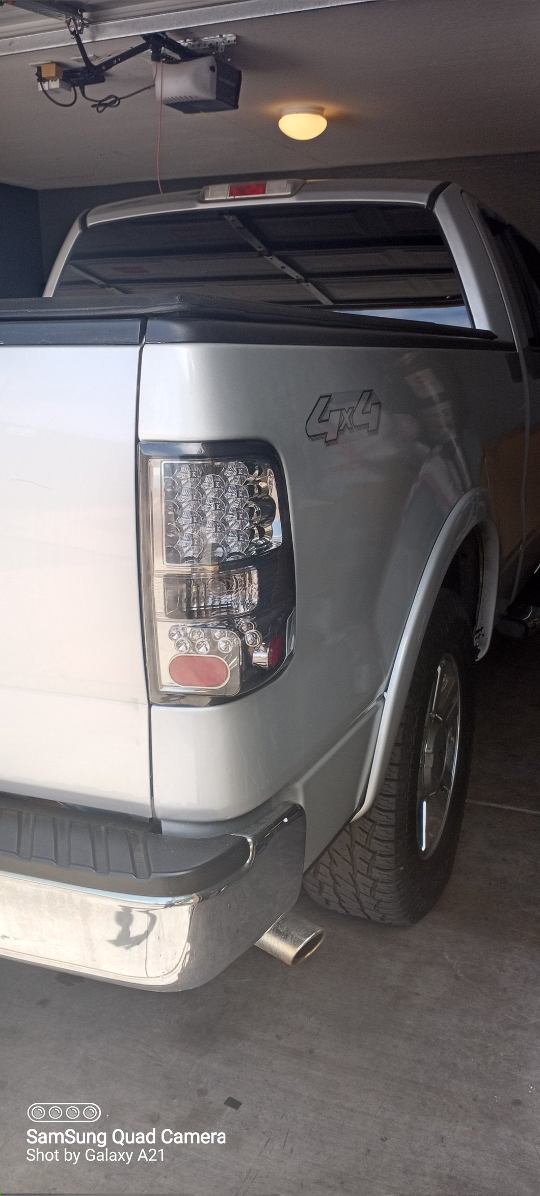 Raxiom LED Tail Lights; Chrome Housing; Smoked Lens (04-08 F-150 Styleside)