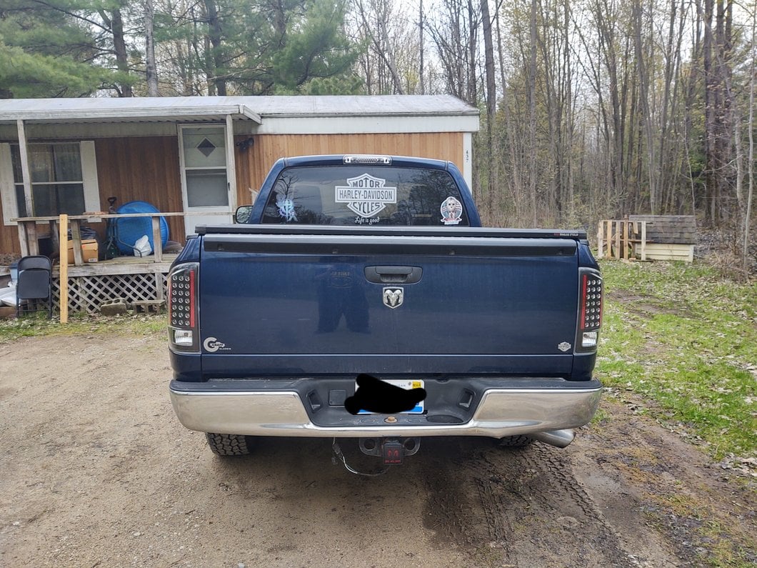 Raxiom LED Tail Lights; Black Housing; Clear Lens (07-08 RAM 1500)