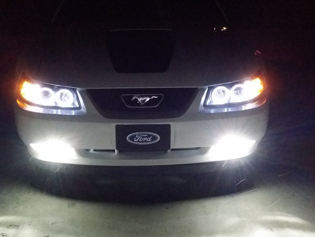 Raxiom Axial Series Fog Lights; Chrome (99-04 Mustang, Excluding Cobra)