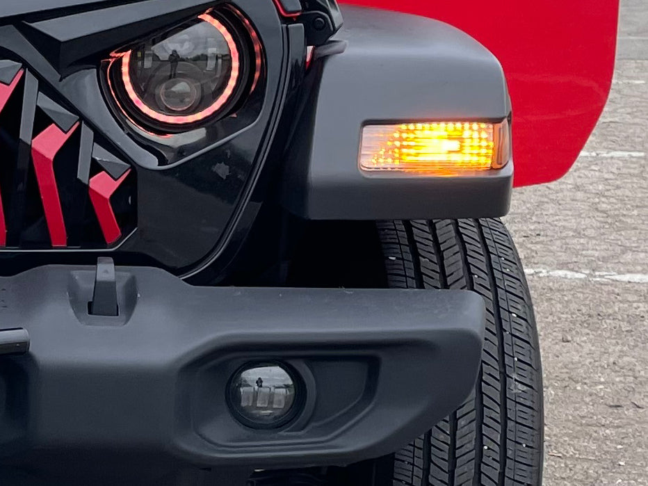 Raxiom Axial Series Dual Color LED Front Turn Signal Light Bulbs; 7443 (20-25 Jeep Gladiator JT Sport)
