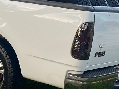 Raxiom Axial Series Version 2 Tail Lights; Black Housing; Smoked Lens (97-03 F-150 Styleside)