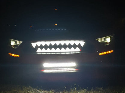 Raxiom LED Projector Headlights; Black Housing; Clear Lens (18-23 Mustang GT, EcoBoost)