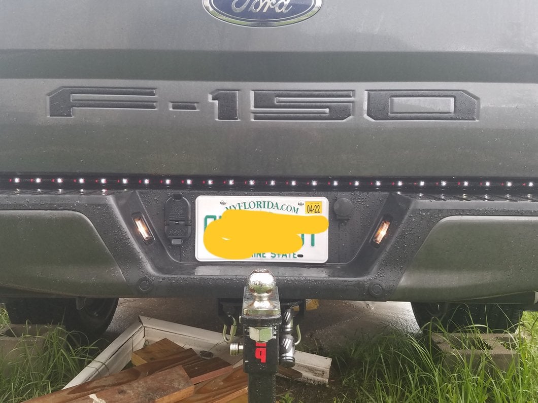 Raxiom Axial Series 60-Inch Tailgate LED Light Bar with Turn Signals and Reverse (Universal; Some Adaptation May Be Required)