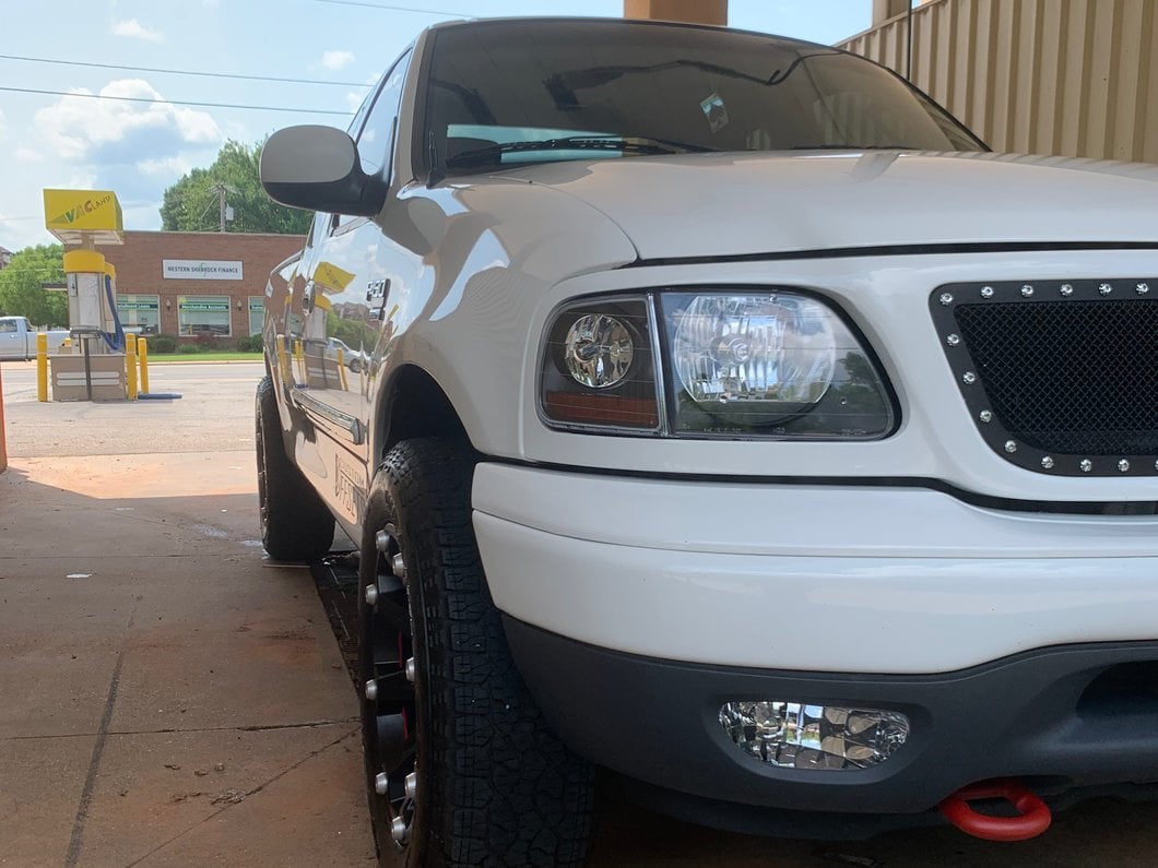 Raxiom G2 Euro Headlights; Black Housing; Clear Lens (97-03 F-150)