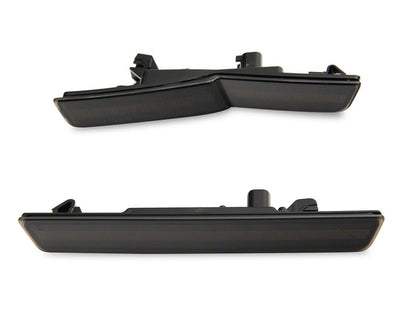 Raxiom Axial Series LED Side Marker Lights; Front and Rear; Smoked (18-23 Challenger Widebody)