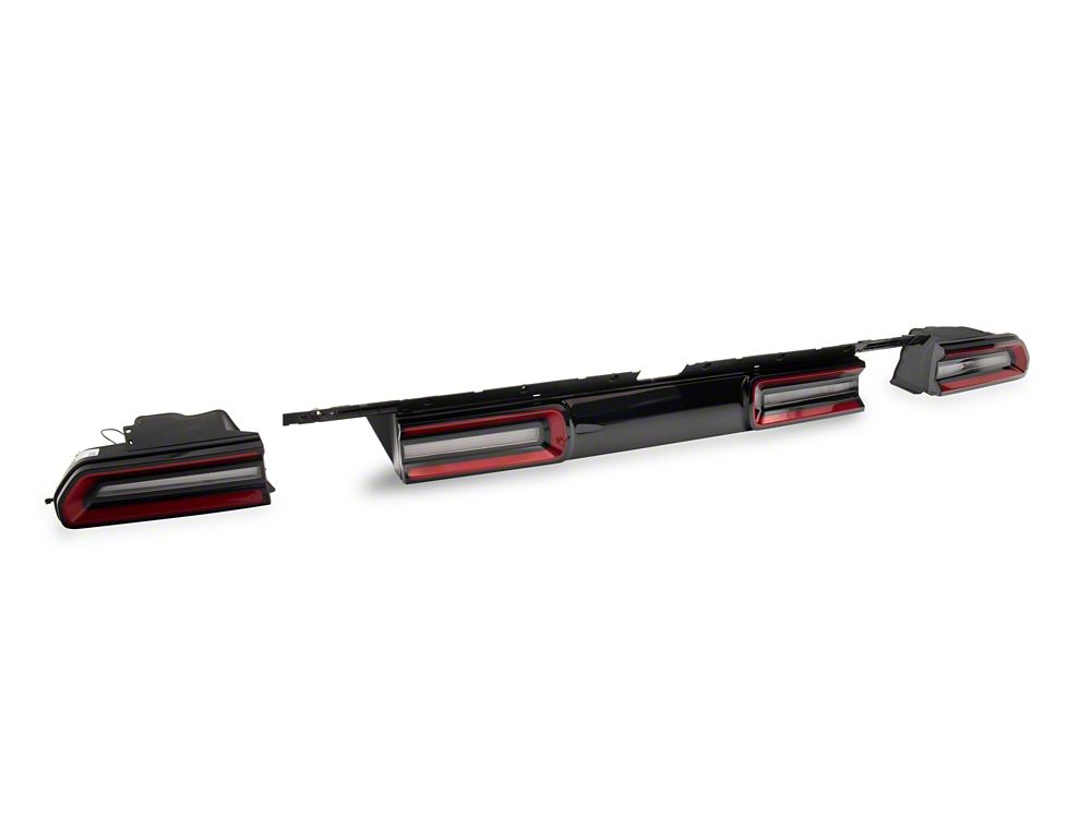 Raxiom LED Tail Lights; Black Housing; Red Lens (08-14 Challenger)