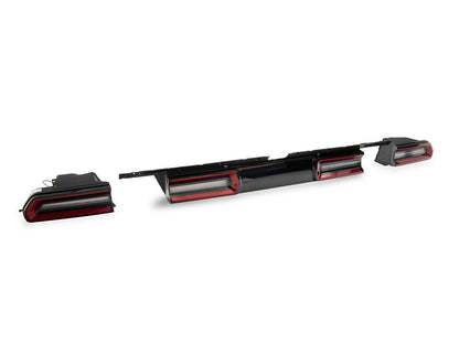 Raxiom LED Tail Lights; Black Housing; Red Lens (08-14 Challenger)