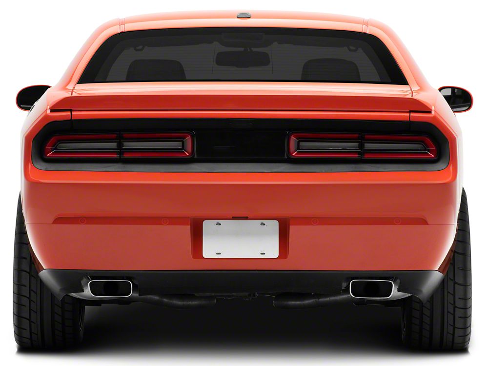 Raxiom LED Tail Lights; Black Housing; Red Lens (08-14 Challenger)