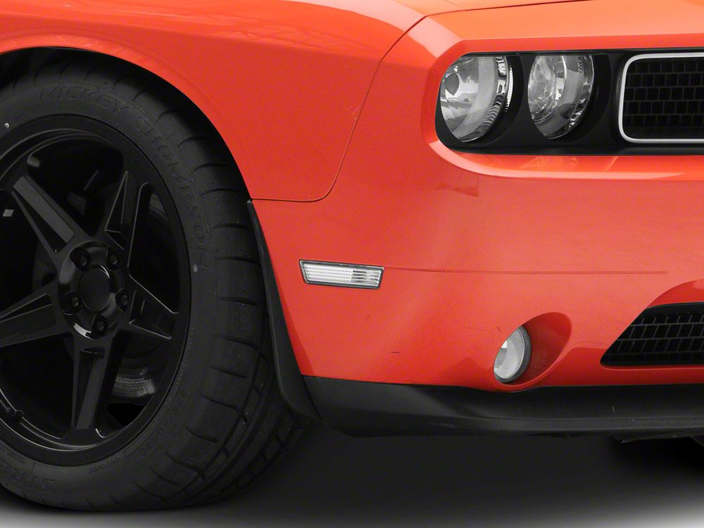 Raxiom Axial Series Side Marker Lamps; Clear (08-14 Challenger)