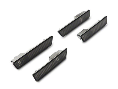 Raxiom Axial Series Side Marker Lamps; Smoked (08-14 Challenger)