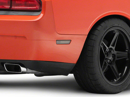 Raxiom Axial Series Side Marker Lamps; Smoked (08-14 Challenger)