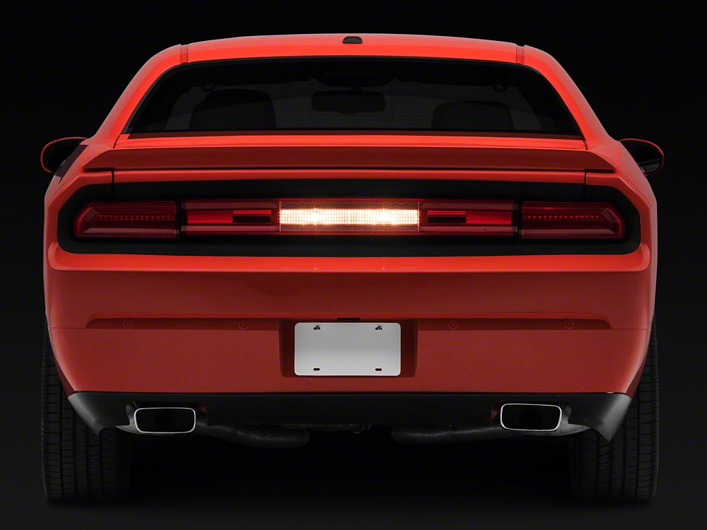 Raxiom LED Tail Lights; Chrome Housing; Red/Clear Lens (08-14 Challenger)