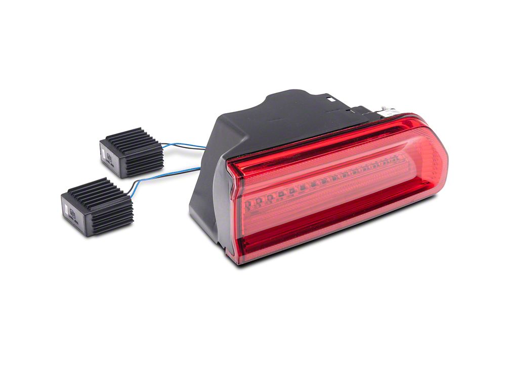 Raxiom LED Tail Lights; Chrome Housing; Red/Clear Lens (08-14 Challenger)