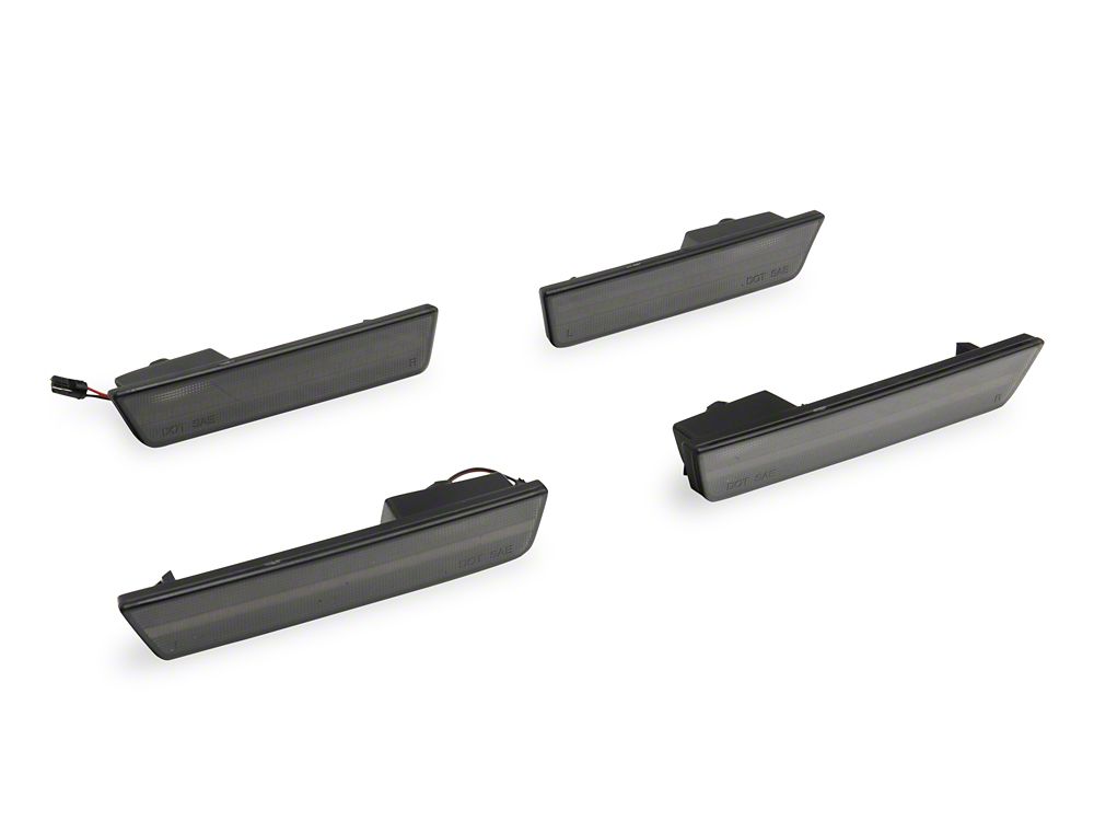 Raxiom Axial Series LED Side Marker Lights; Smoked (08-14 Challenger)