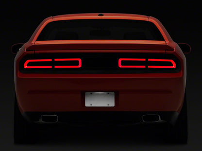 Raxiom LED Tail Lights; Black Housing; Smoked Lens (08-14 Challenger)