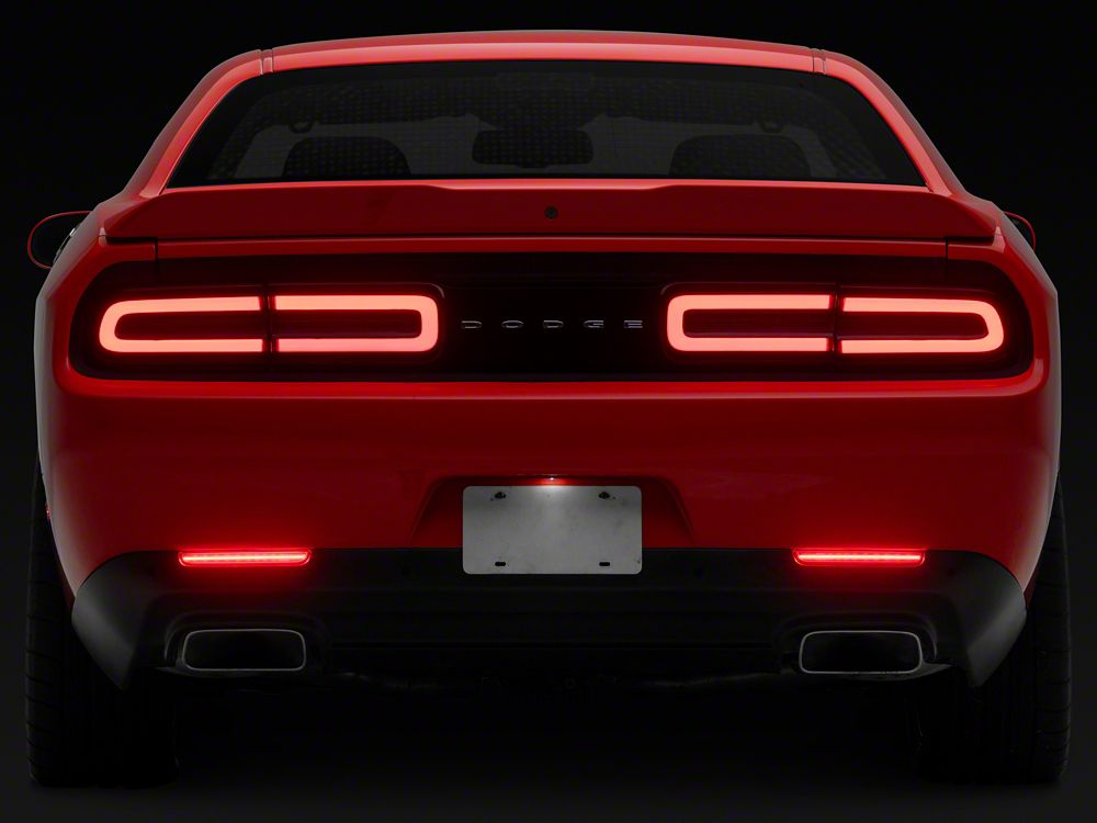 Raxiom Axial Series LED Rear Bumper Reflector Lamps (15-23 Challenger)