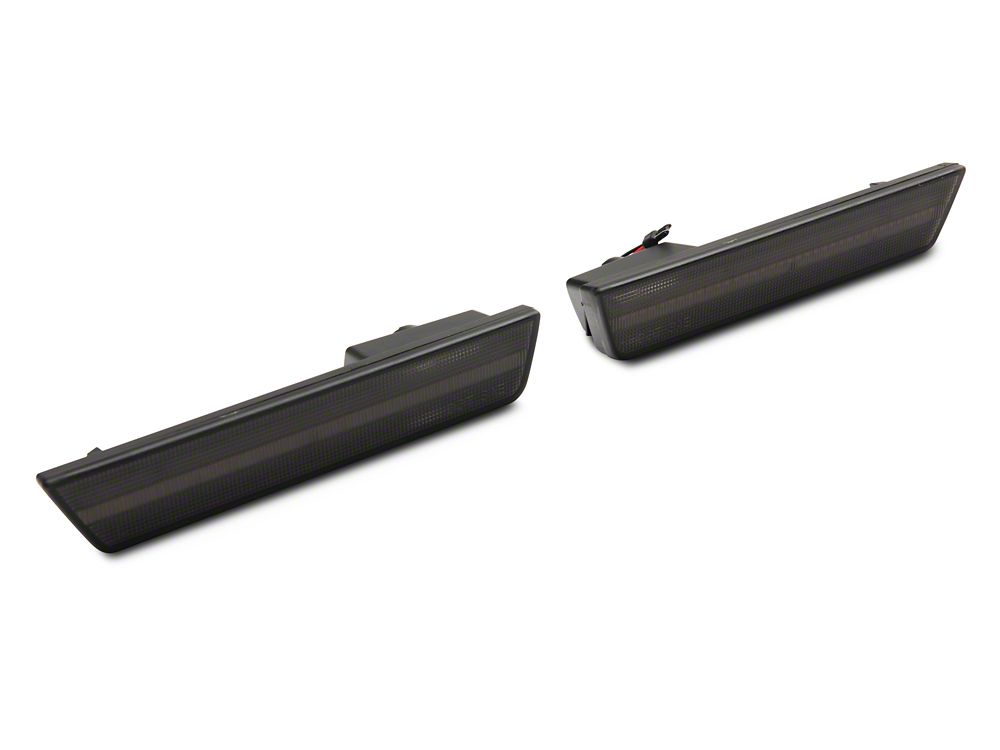 Raxiom Axial Series LED Rear Side Marker Lights; Smoked (08-14 Challenger)