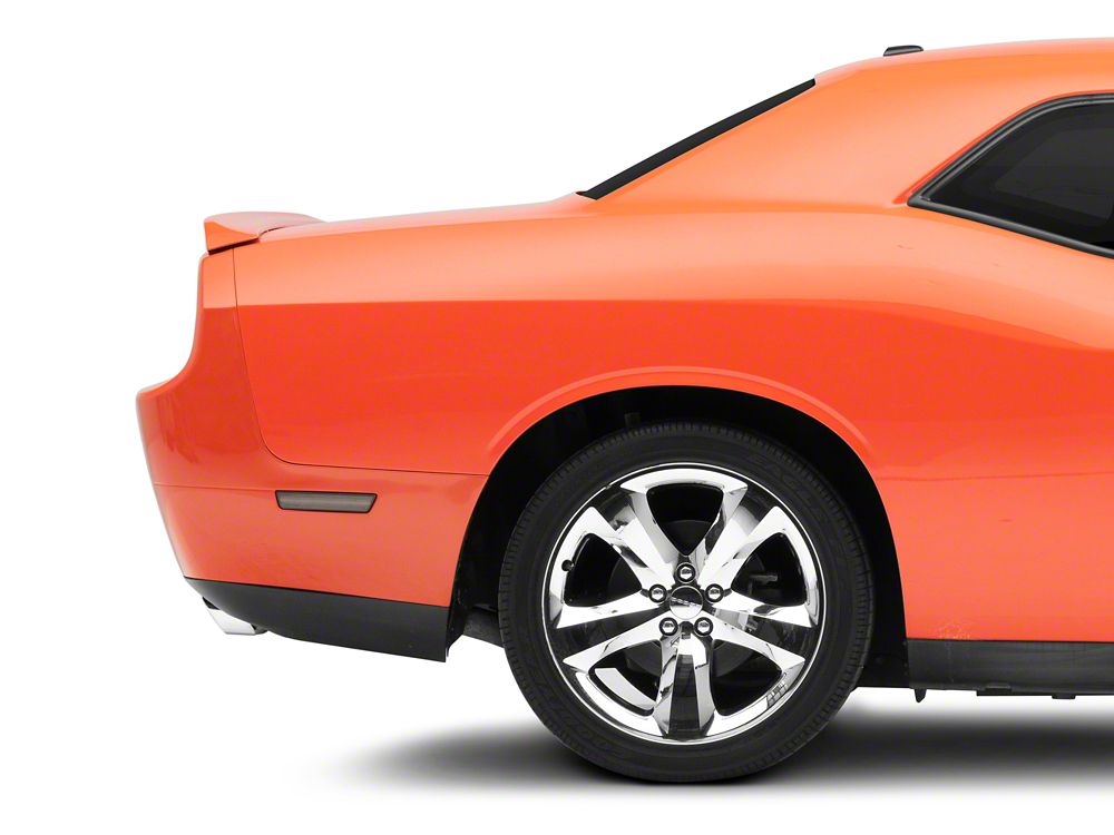 Raxiom Axial Series LED Rear Side Marker Lights; Smoked (08-14 Challenger)