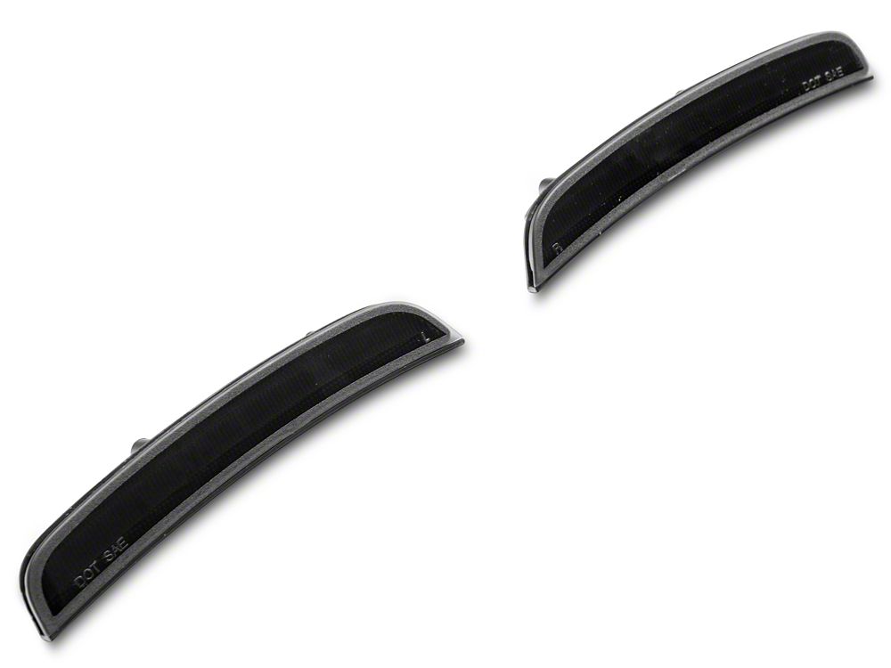 Raxiom Axial Series LED Side Marker Lights; Front and Rear; Smoked (15-23 Charger, Excluding Widebody)