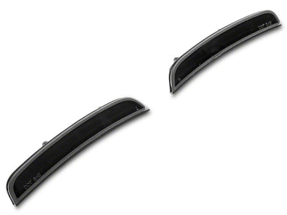 Raxiom Axial Series LED Side Marker Lights; Front and Rear; Smoked (15-23 Charger, Excluding Widebody)