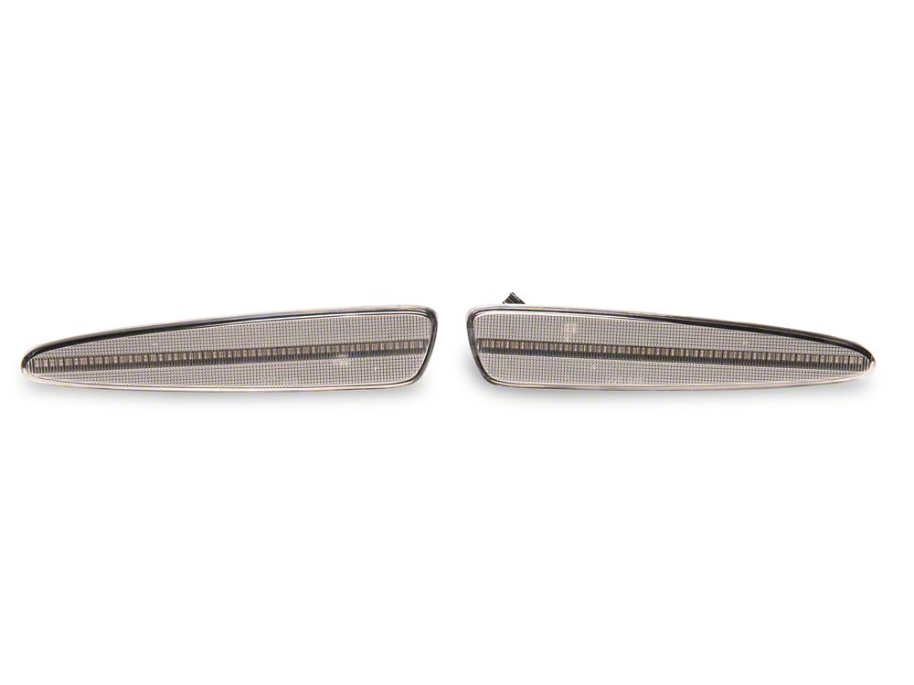 Raxiom Axial Series LED Side Markers; Clear (05-13 Corvette C6)
