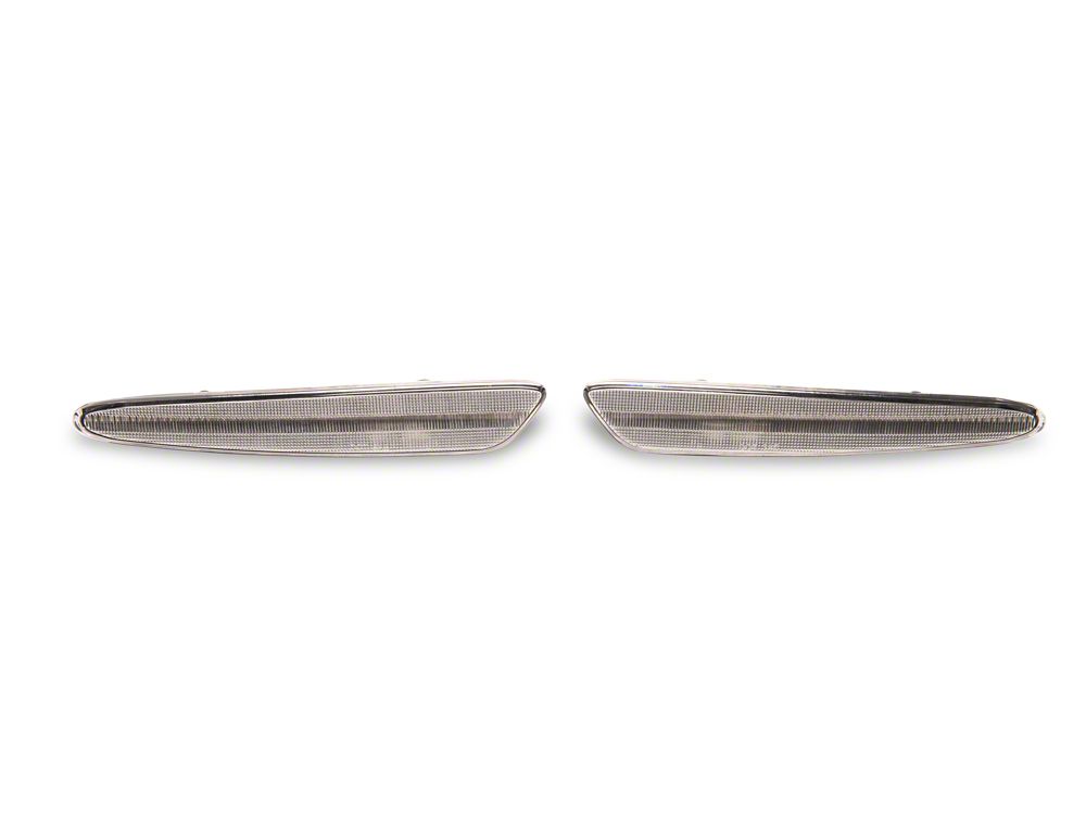 Raxiom Axial Series LED Side Markers; Clear (05-13 Corvette C6)