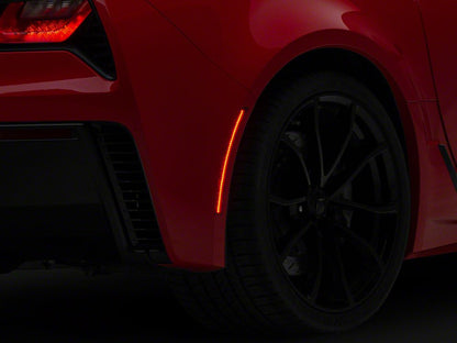 Raxiom Axial Series LED Side Markers; Smoked (14-19 Corvette C7)