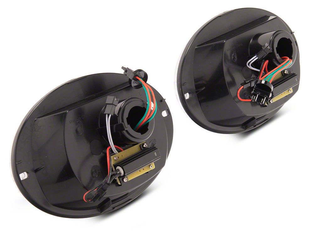 Raxiom Axial Series LED Tail Lights; Chrome Housing; Clear Lens (97-04 Corvette C5)