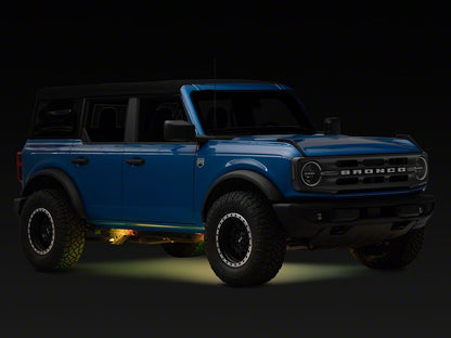 Raxiom Axial Series Multi-Color Underbody Rock Light Kit with Bluetooth Remote (Universal; Some Adaptation May Be Required)
