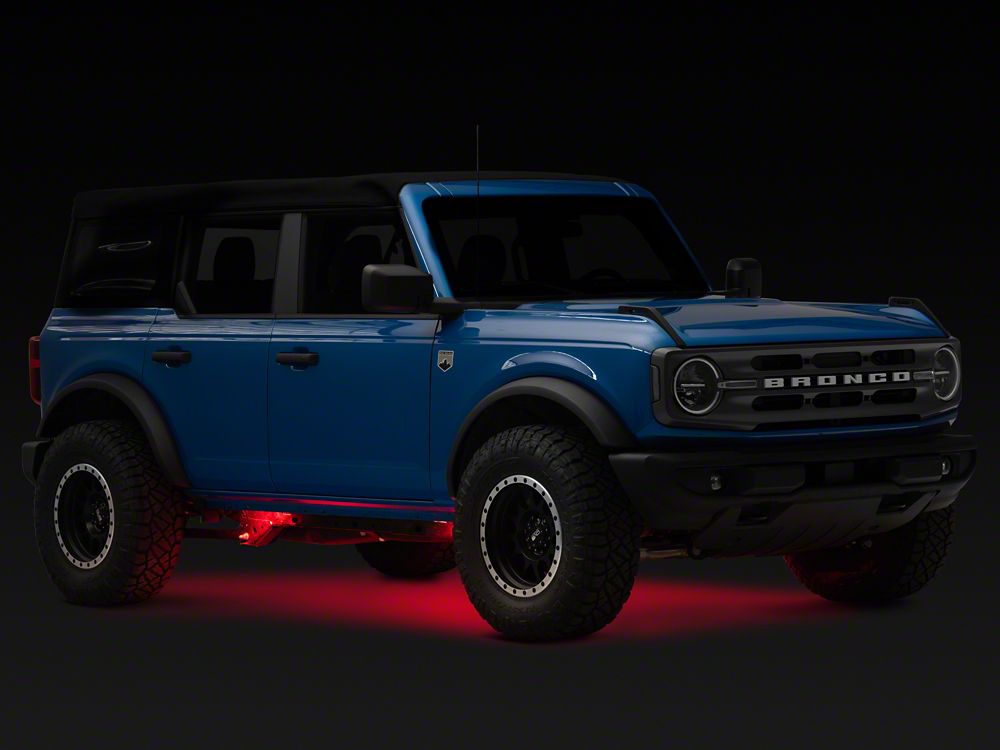 Raxiom Axial Series Multi-Color Underbody Rock Light Kit with Bluetooth Remote (Universal; Some Adaptation May Be Required)