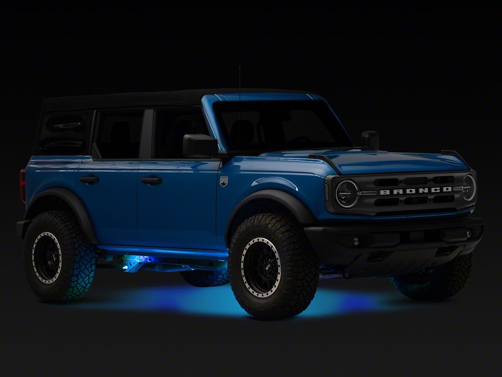Raxiom Axial Series Multi-Color Underbody Rock Light Kit with Bluetooth Remote (Universal; Some Adaptation May Be Required)