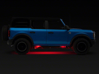Raxiom Axial Series Multi-Color Underbody Rock Light Kit with Bluetooth Remote (Universal; Some Adaptation May Be Required)