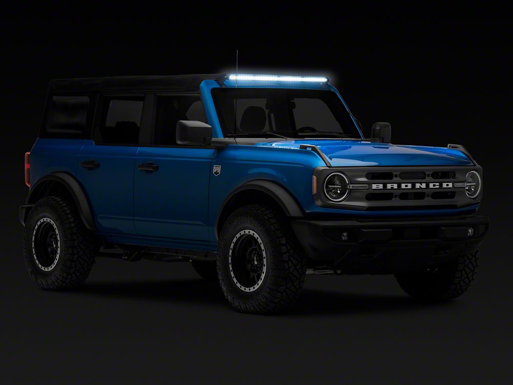Raxiom Axial Series 40-Inch 200w LED Light Bar with Windshield Mounting Brackets (21-25 Bronco)