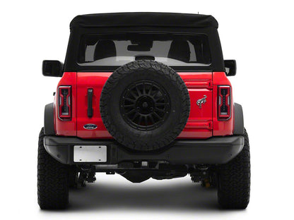 Raxiom Axial Series LED Tail Lights; Black Housing; Clear Lens (21-25 Bronco w/ Factory Halogen Tail Lights)