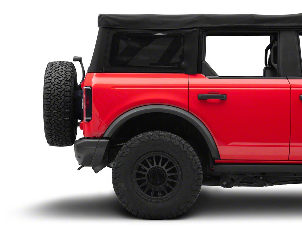 Raxiom Axial Series LED Tail Lights; Black Housing; Clear Lens (21-25 Bronco w/ Factory Halogen Tail Lights)