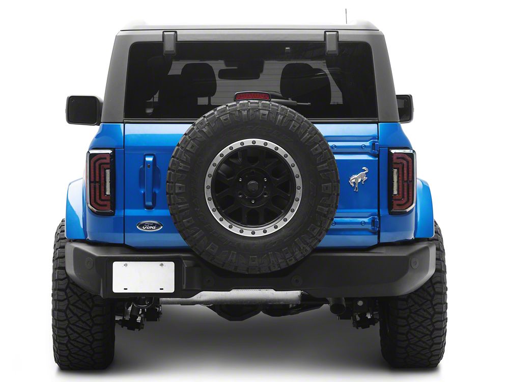 Raxiom LED Tail Lights; Black Housing; Clear Lens (21-25 Bronco w/ Factory Halogen Tail Lights)