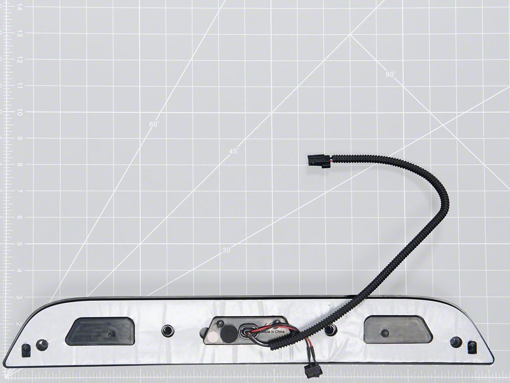 Raxiom V2 LED Third Brake Light; Clear (19-20 Ranger)