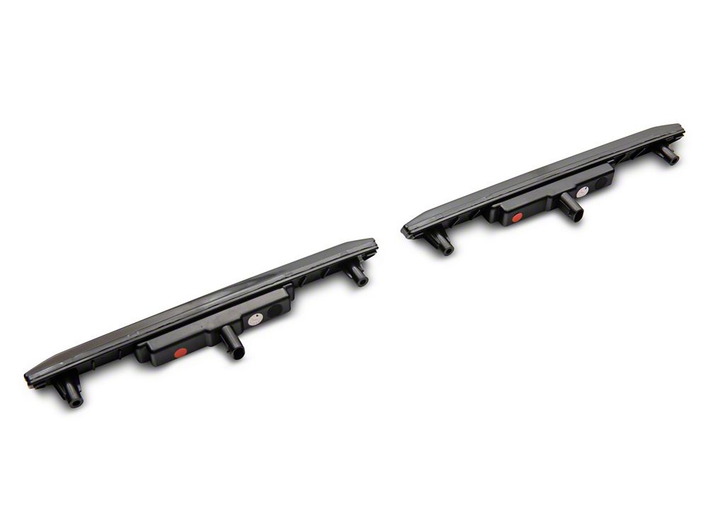 Raxiom Axial Series LED Fender Flare Marker Lights; Smoked Lens (21-25 Sierra 2500 HD)