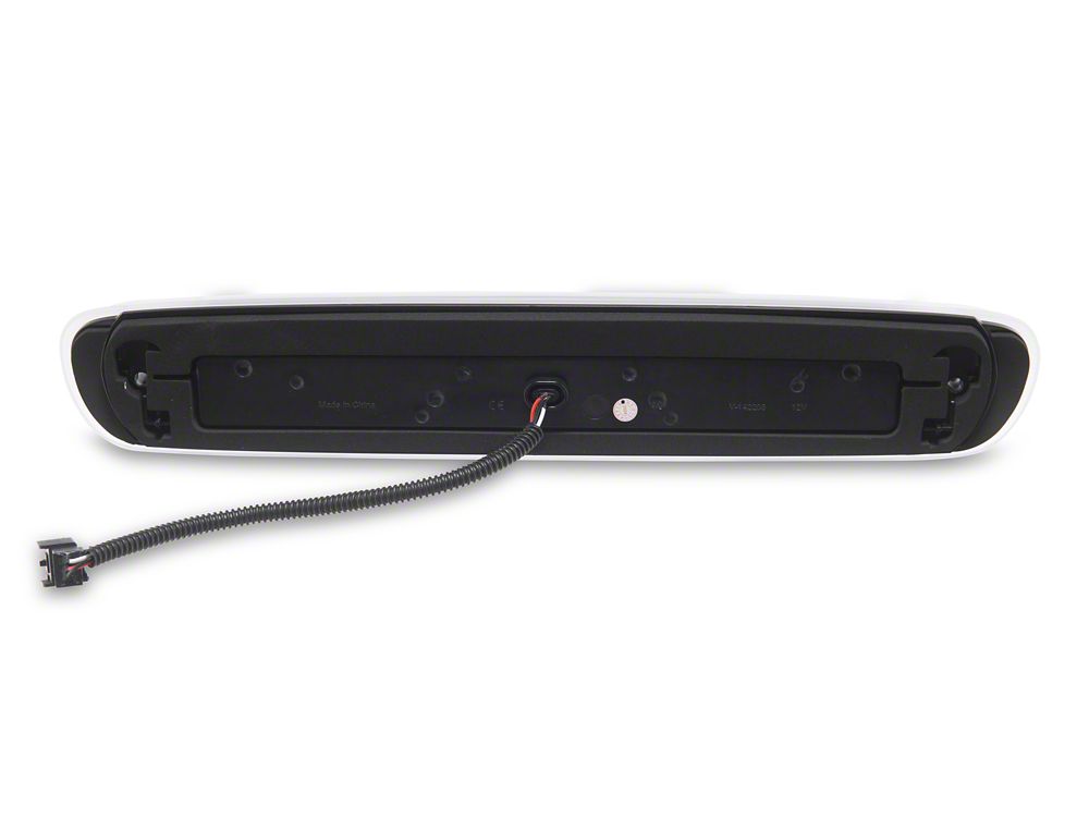 Raxiom V2 LED Third Brake Light; Black Housing; Clear Lens (07-14 Sierra 3500 HD)