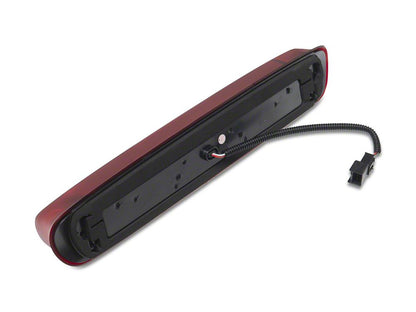 Raxiom V2 LED Third Brake Light; Chrome Housing; Red Lens (07-14 Silverado 3500 HD)