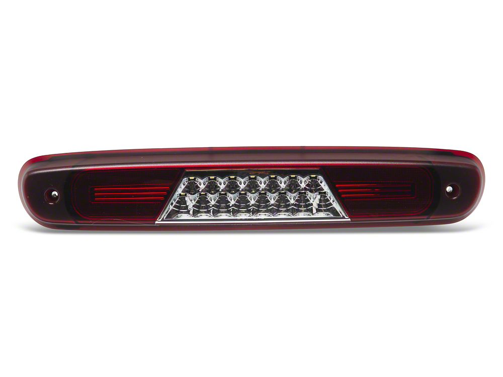 Raxiom V2 LED Third Brake Light; Chrome Housing; Red Lens (07-14 Silverado 2500 HD)