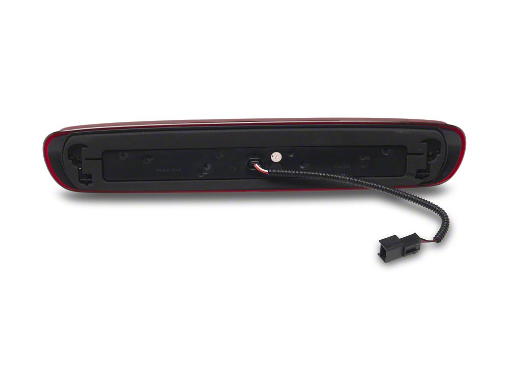 Raxiom V2 LED Third Brake Light; Chrome Housing; Red Lens (07-14 Sierra 3500 HD)