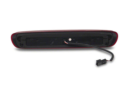 Raxiom V2 LED Third Brake Light; Chrome Housing; Red Lens (07-14 Sierra 3500 HD)