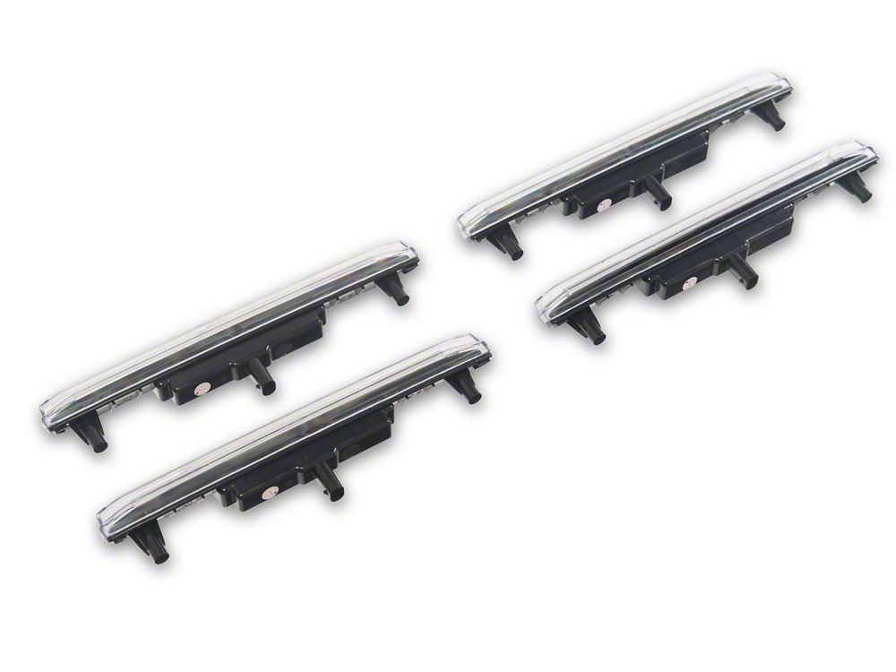 Raxiom V2 LED Side Markers; Clear Lens; White LED (20-26 Sierra 2500 HD)