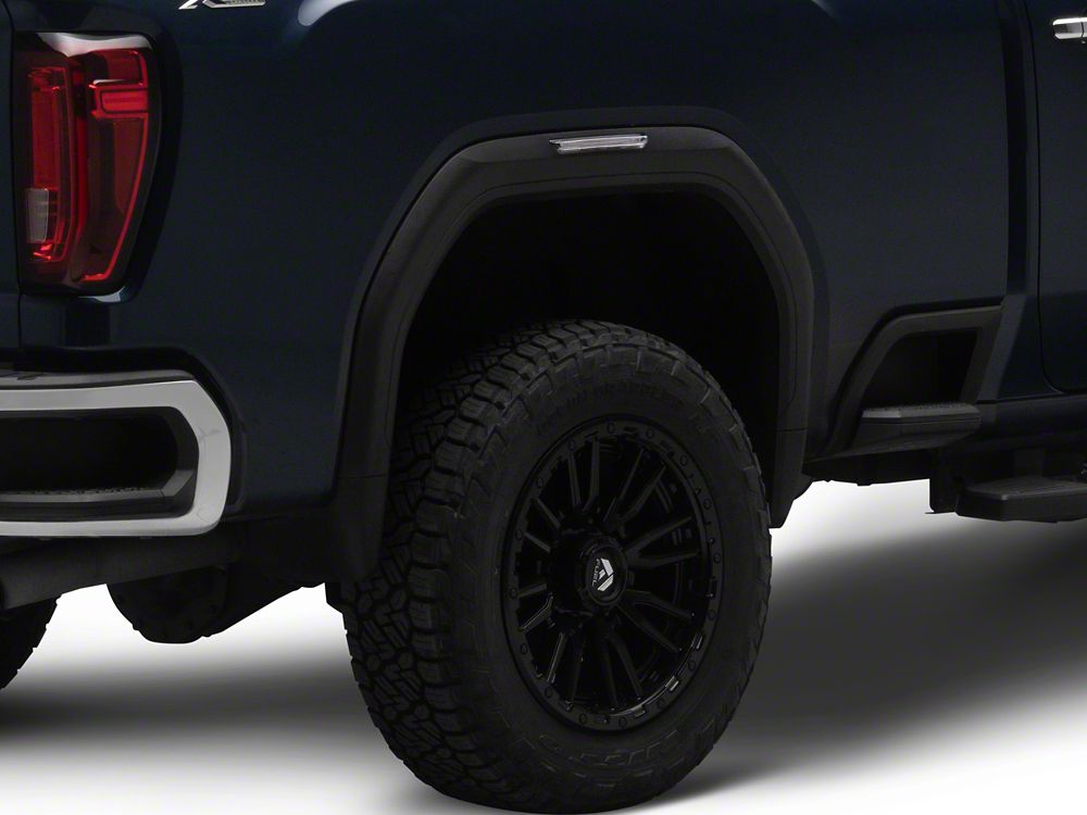 Raxiom V2 LED Side Markers; Clear Lens; White LED (20-26 Sierra 2500 HD)