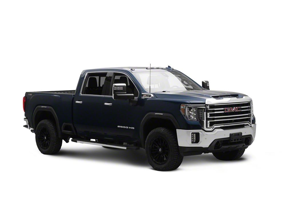 Raxiom V2 LED Side Markers; Clear Lens; White LED (20-26 Sierra 2500 HD)