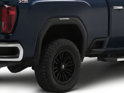 Raxiom V2 LED Side Markers; Clear Lens; Amber LED (20-26 Sierra 2500 HD)