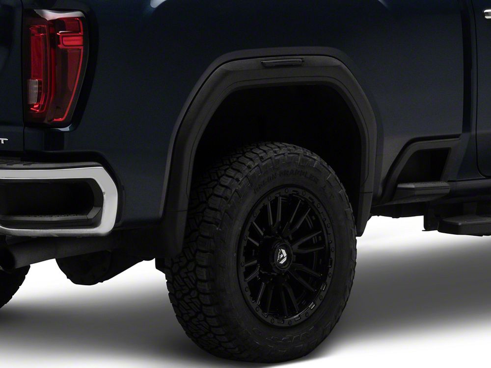 Raxiom V2 LED Side Markers; Smoked Lens; White LED (20-26 Sierra 2500 HD)